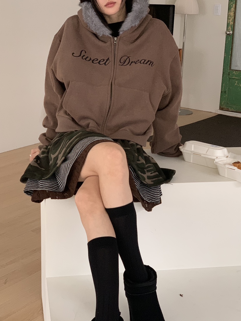 MORE THAN-P韓國代購㊣女士新款熱賣休閑時尚夾克拉鏈修身MORE THAN夾克