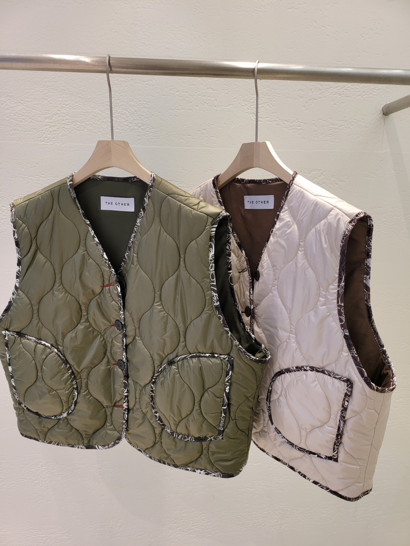 THE OTHER韓國直郵㊣女裝新款25秋冬休閑熱賣真品馬甲絎縫THE OTHER馬甲