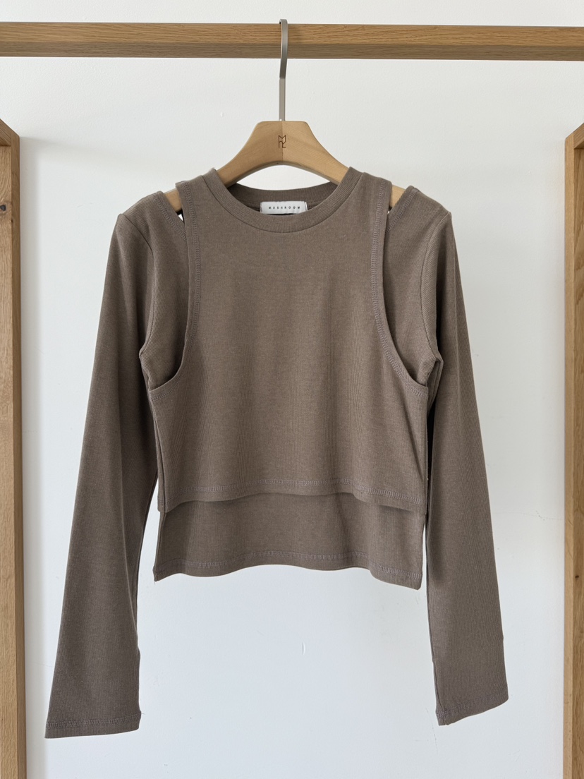 MUSHROOM-A東大門㊣實拍女裝新款休閑人氣真品職業套裝兩件套MUSHROOM套裝圖色1