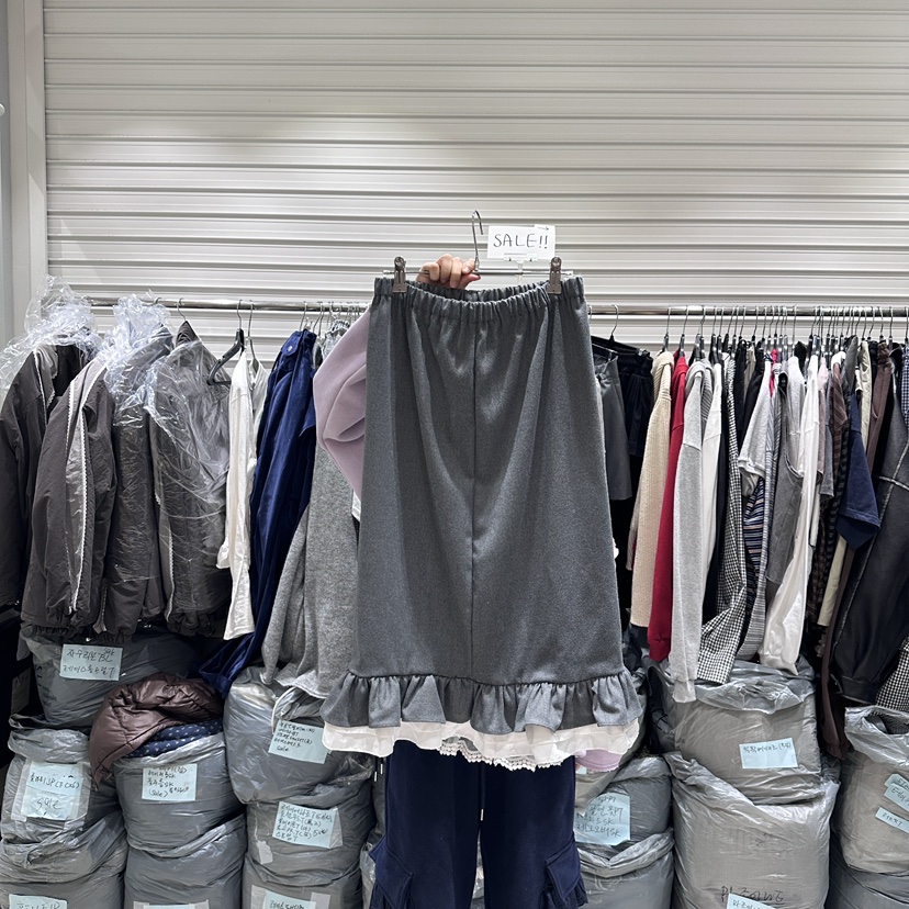 BRICKLANE東大門㊣實拍女士新品人氣真品推薦休閑職業25秋冬長裙BRICKLANE長裙圖色1