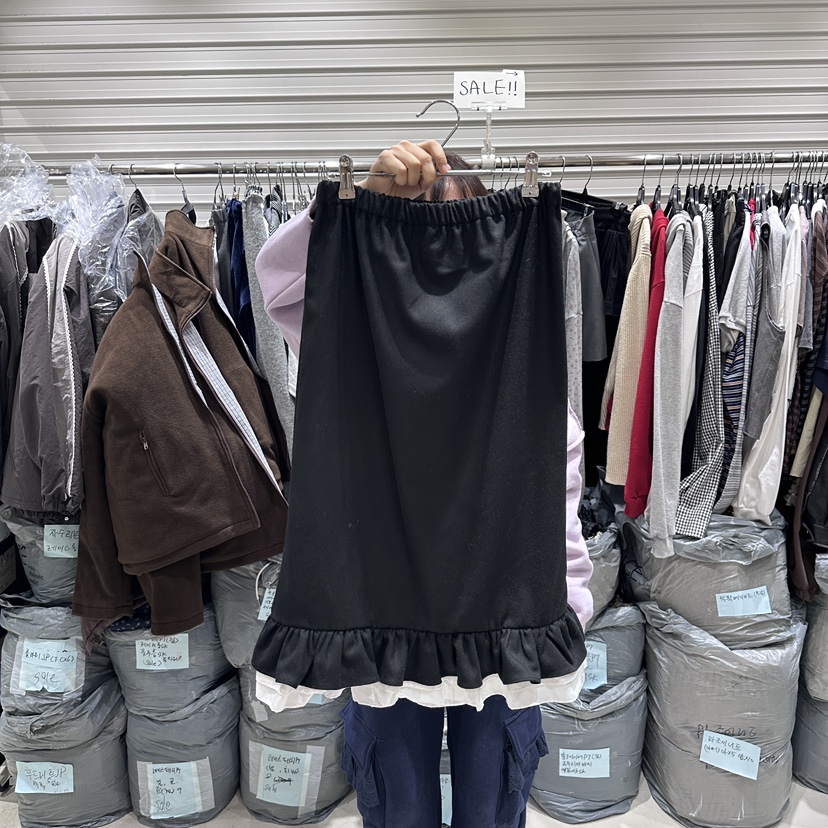 BRICKLANE東大門㊣實拍女士新品人氣真品推薦休閑職業25秋冬長裙BRICKLANE長裙圖色2