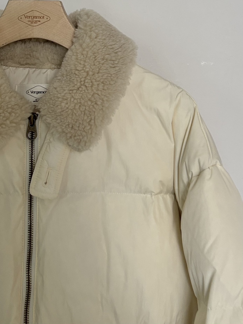 VERGAMOT韓國代購㊣女裝新品時尚25秋冬真品短款羽絨服填充絨VERGAMOT短款羽絨服