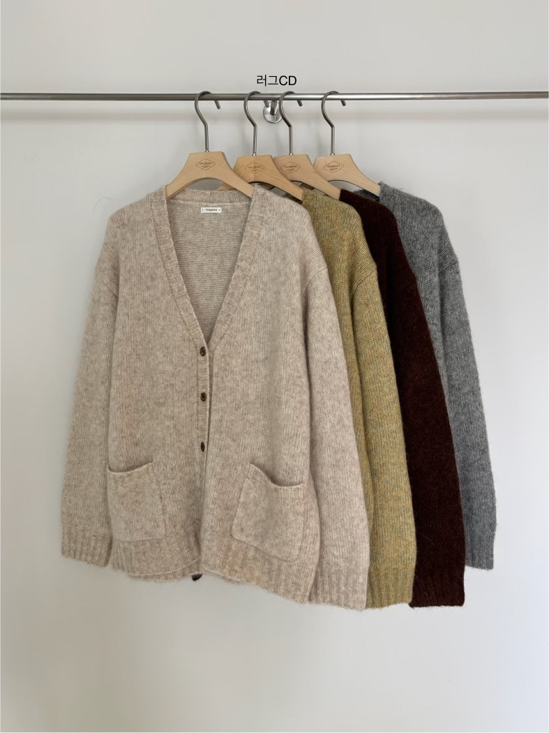 VERGAMOT韓國直郵㊣女士新款時尚25秋冬真品人氣針織衫口袋VERGAMOT針織衫