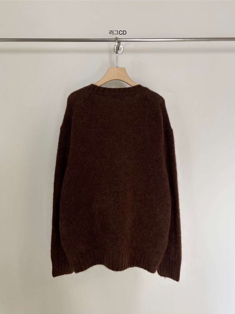 VERGAMOT韓國直郵㊣女士新款時尚25秋冬真品人氣針織衫口袋VERGAMOT針織衫