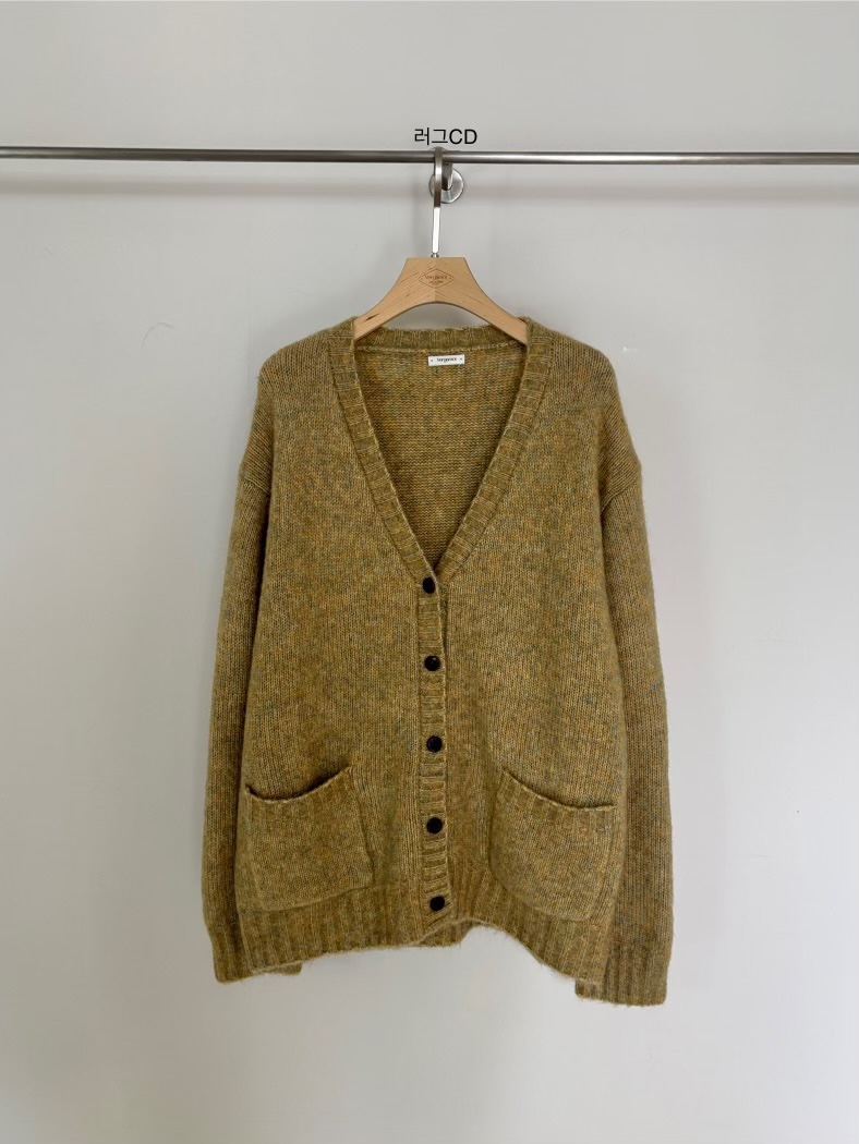 VERGAMOT韓國直郵㊣女士新款時尚25秋冬真品人氣針織衫口袋VERGAMOT針織衫圖色1