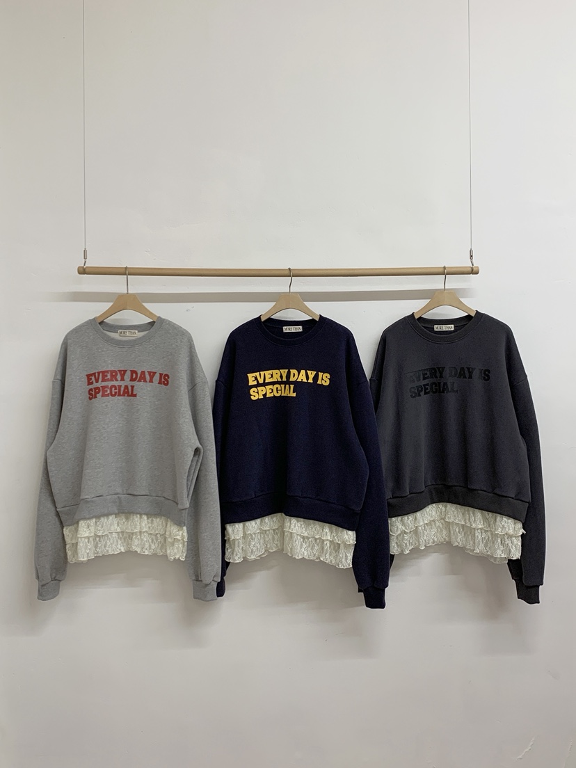 MORE THAN-P韓國直郵㊣女裝新款推薦職業休閑時尚人氣衛衣MORE THAN衛衣