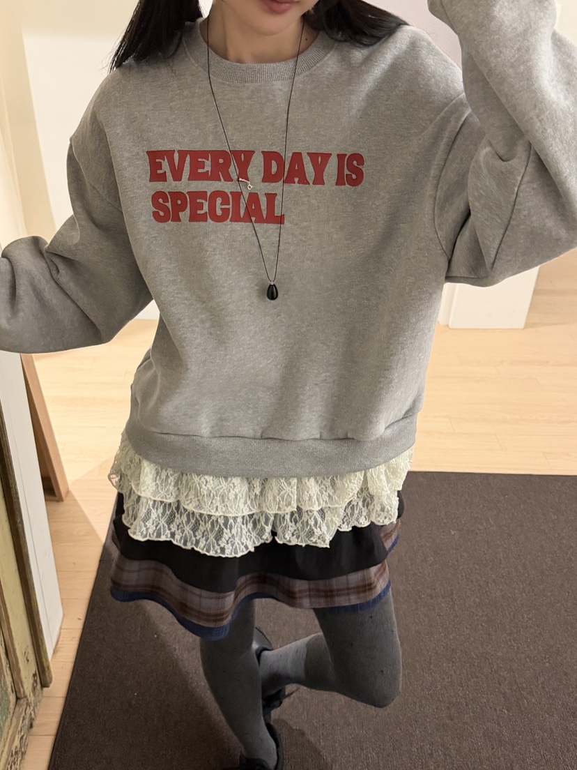 MORE THAN-P韓國直郵㊣女裝新款推薦職業休閑時尚人氣衛衣MORE THAN衛衣