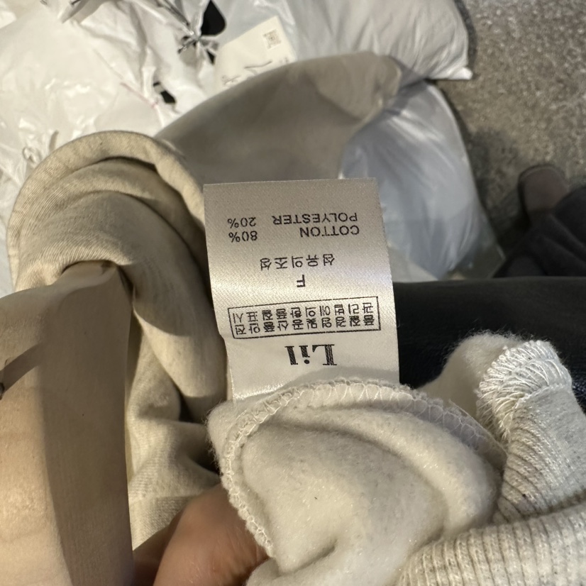 LIL韓國直郵㊣女裝新品推薦25秋冬職業真品衛衣拉鏈加絨連帽LIL衛衣