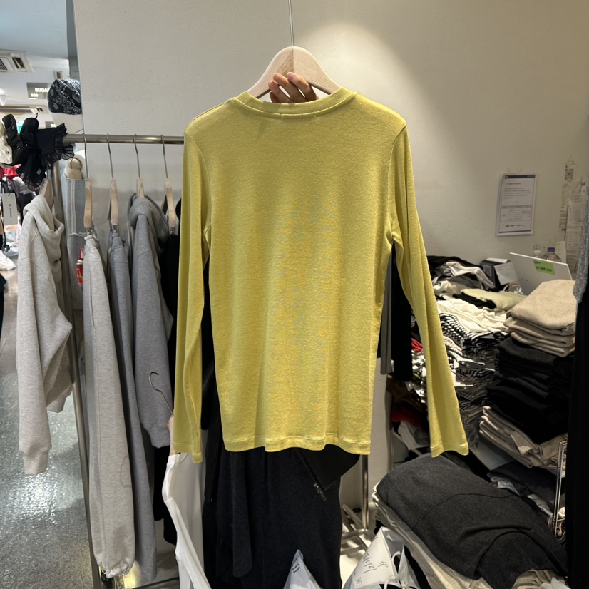 LIL東大門㊣實拍女士新款熱賣職業休閑真品推薦長袖T恤保暖LIL長袖T恤