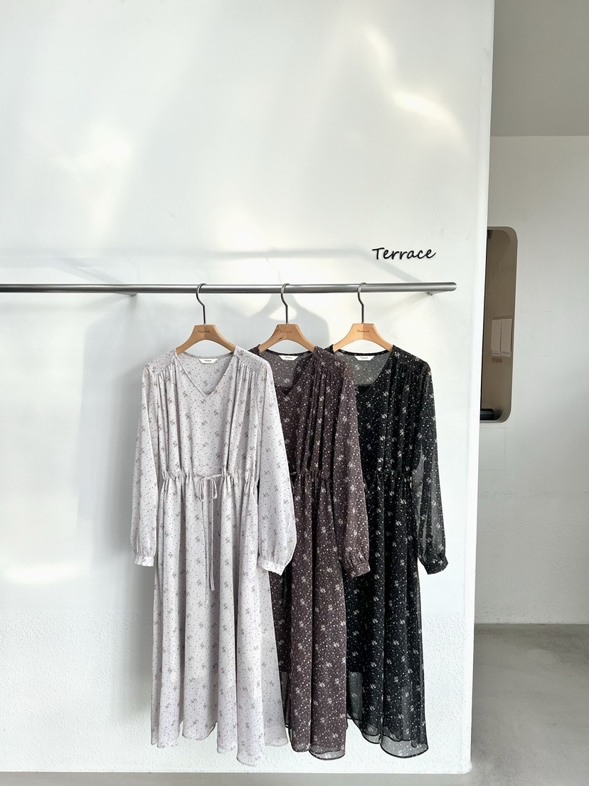 TERRACE東大門㊣實拍女士新品25秋冬職業真品時尚熱賣連衣裙TERRACE連衣裙