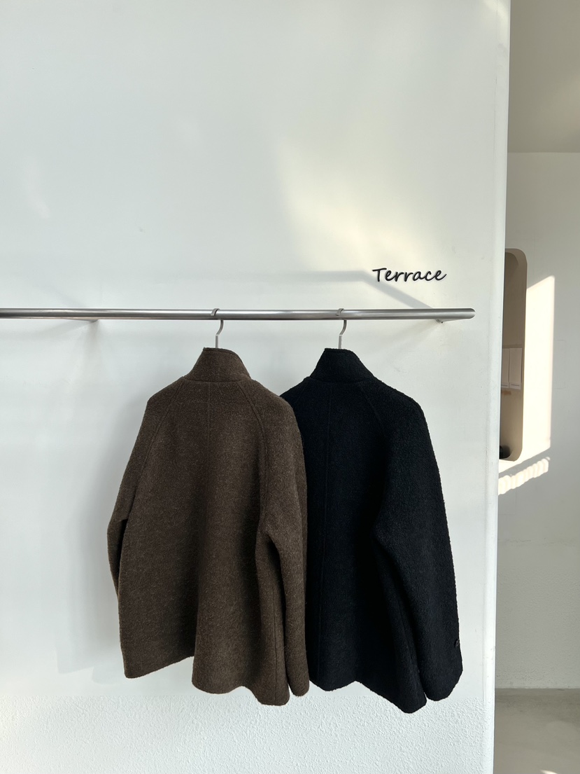 TERRACE韓國直郵㊣女裝新品職業時尚熱賣25秋冬人氣夾克羊毛TERRACE夾克