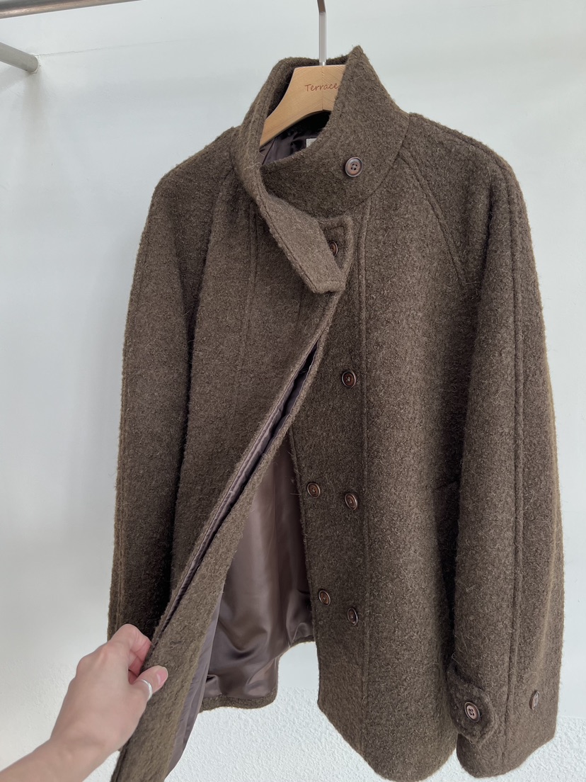 TERRACE韓國直郵㊣女裝新品職業時尚熱賣25秋冬人氣夾克羊毛TERRACE夾克