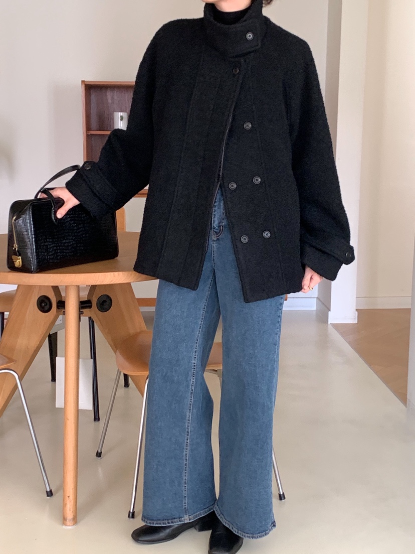 TERRACE韓國直郵㊣女裝新品職業時尚熱賣25秋冬人氣夾克羊毛TERRACE夾克