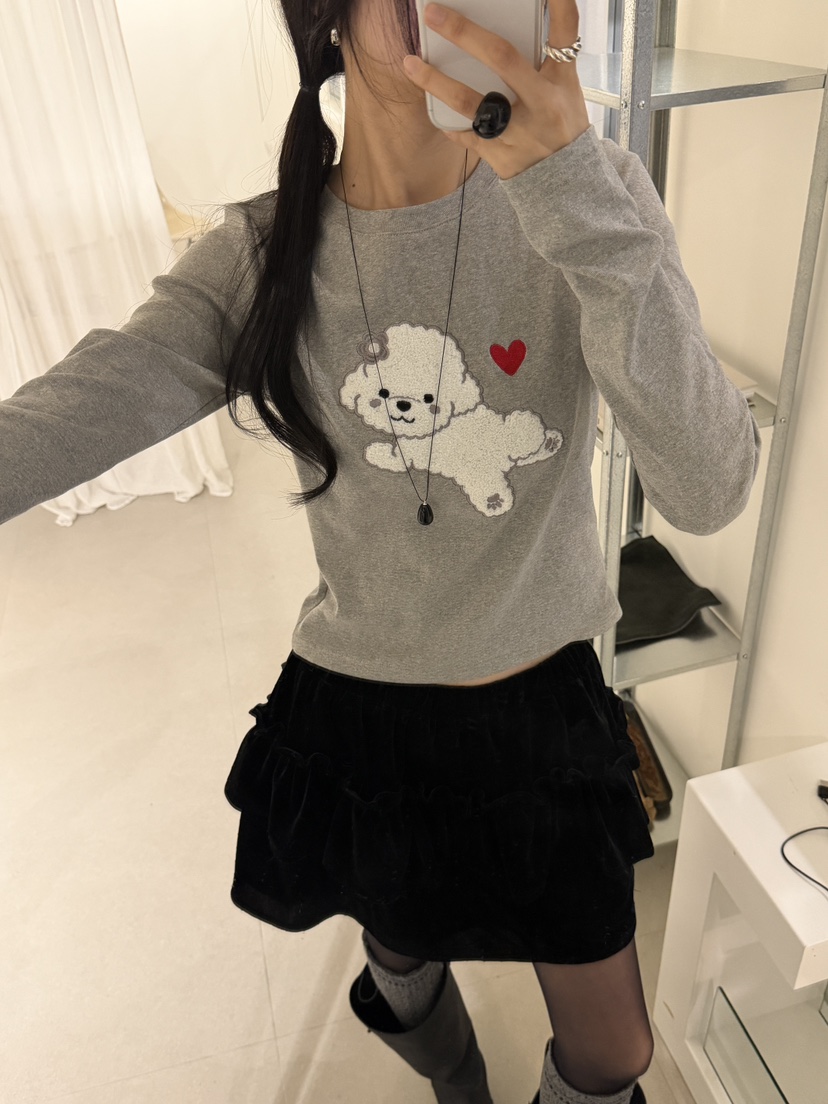 MORE THAN-P東大門㊣直郵女裝新款時尚真品人氣休閑長袖T恤MORE THAN長袖T恤