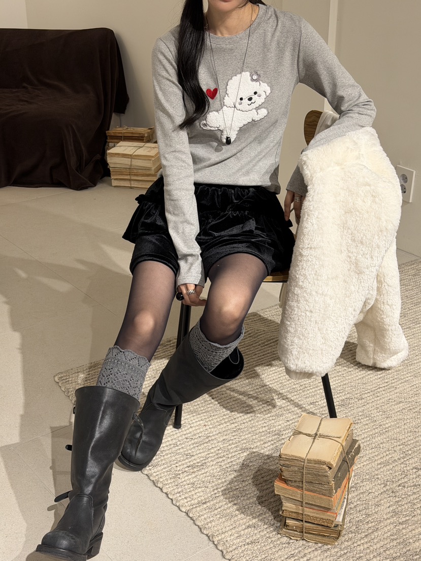 MORE THAN-P東大門㊣直郵女裝新款時尚真品人氣休閑長袖T恤MORE THAN長袖T恤