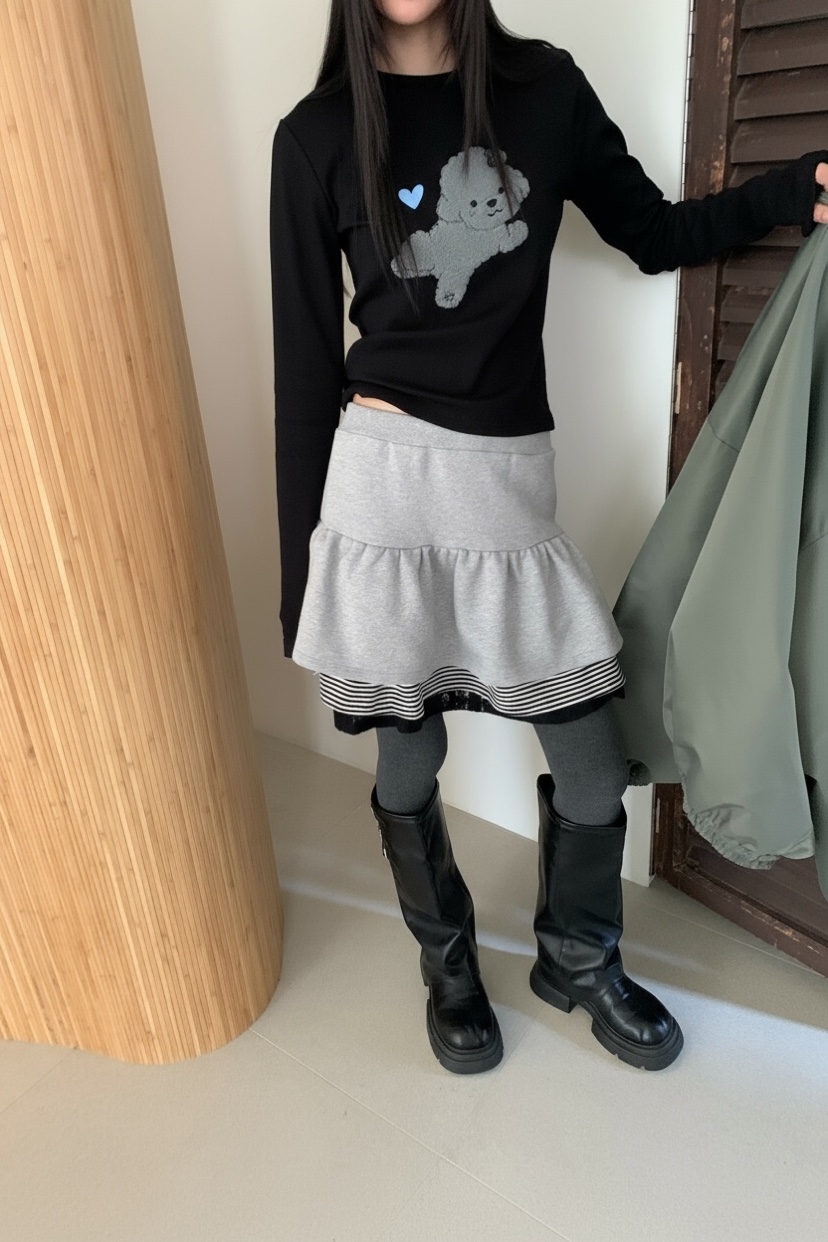 MORE THAN-P東大門㊣直郵女裝新款時尚真品人氣休閑長袖T恤MORE THAN長袖T恤