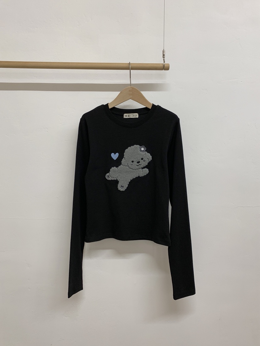 MORE THAN-P東大門㊣直郵女裝新款時尚真品人氣休閑長袖T恤MORE THAN長袖T恤圖色3