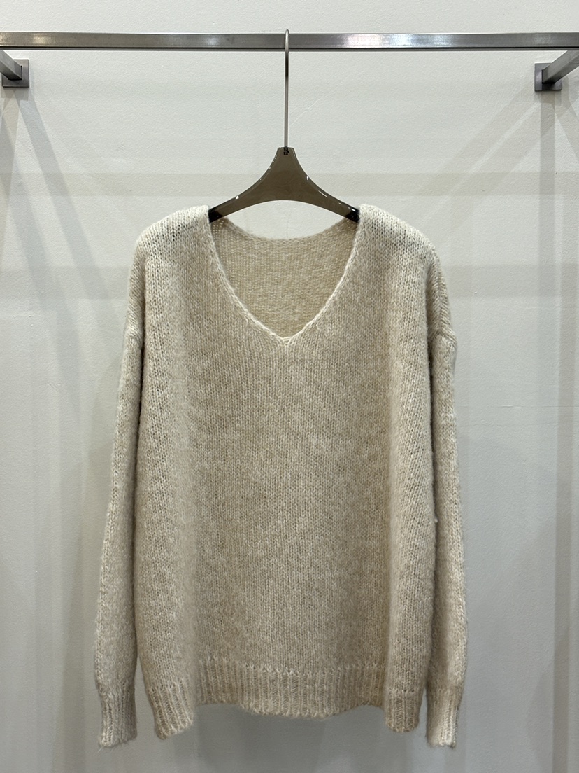 CICI韓國代購㊣女士新款職業熱賣25秋冬休閑推薦真品針織衫V領Ci Ci針織衫圖色1