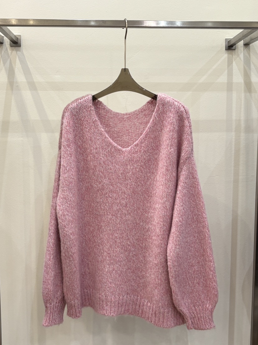 CICI韓國代購㊣女士新款職業熱賣25秋冬休閑推薦真品針織衫V領Ci Ci針織衫圖色2