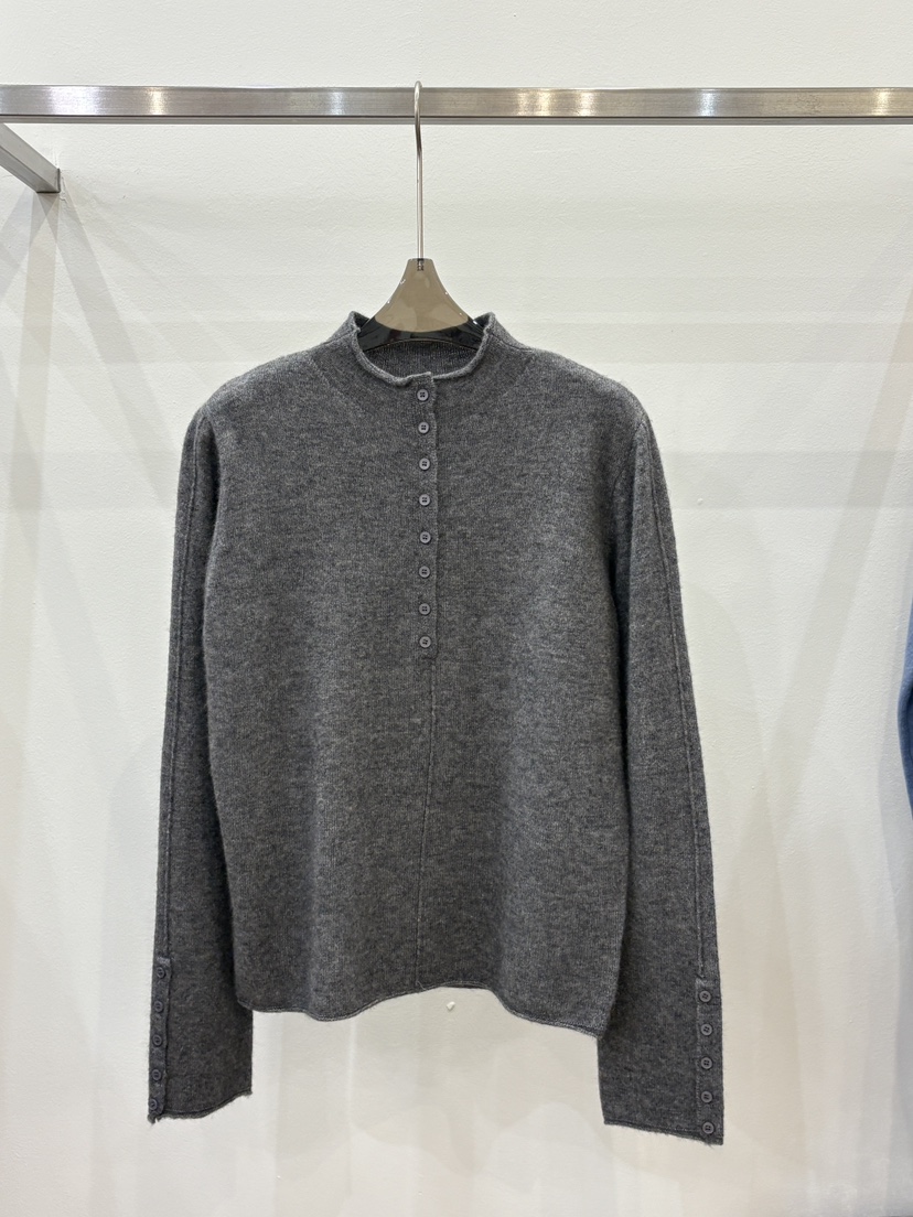 CICI東大門㊣直郵女裝新款職業休閑時尚推薦針織衫口袋紐扣Ci Ci針織衫圖色2