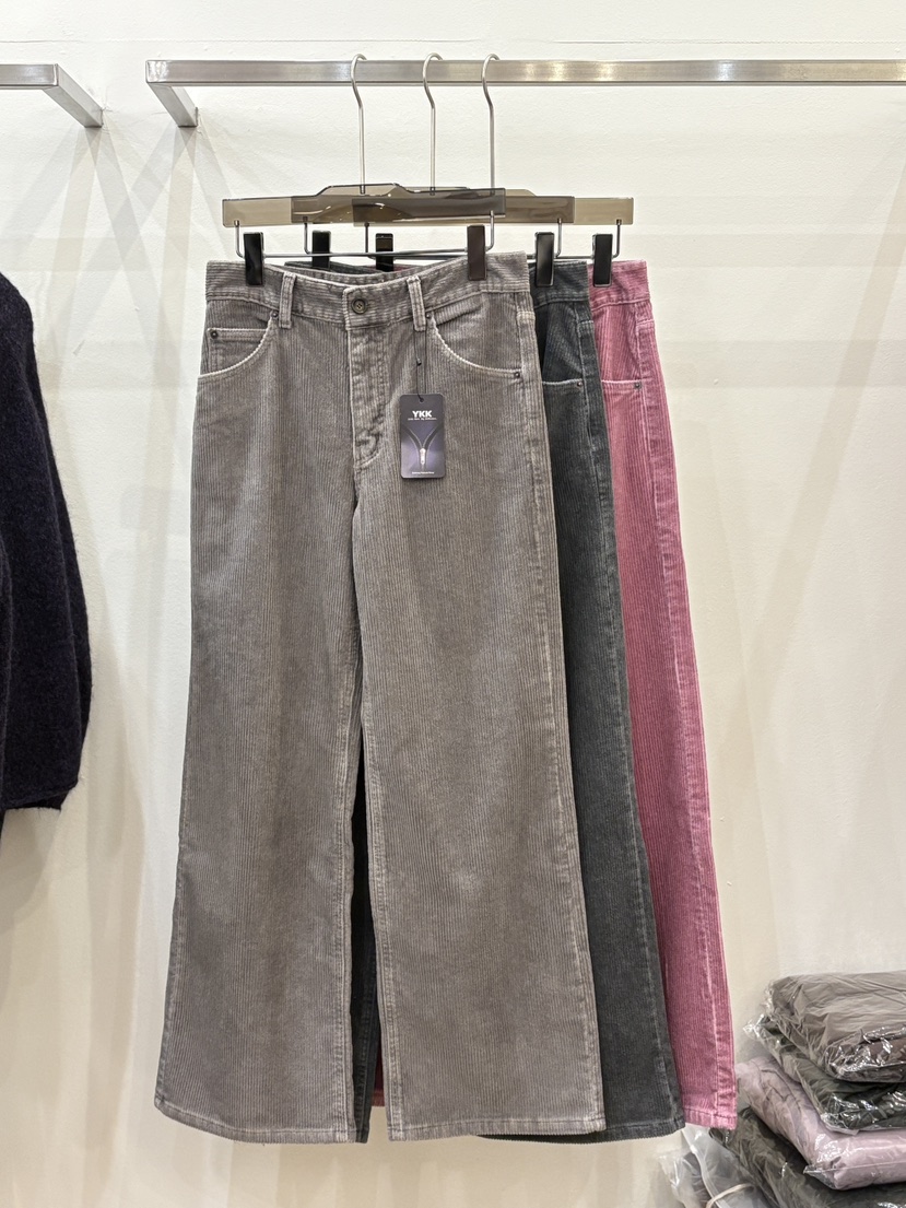 CICI韓國代購㊣女裝新款熱賣人氣休閑真品25秋冬牛仔褲燈芯絨Ci Ci牛仔褲