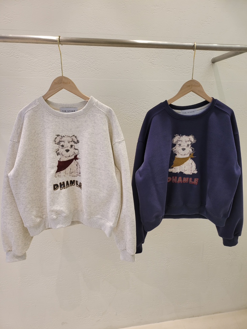 THE OTHER東大門㊣實拍女士新款熱賣人氣真品職業衛衣刺繡THE OTHER衛衣