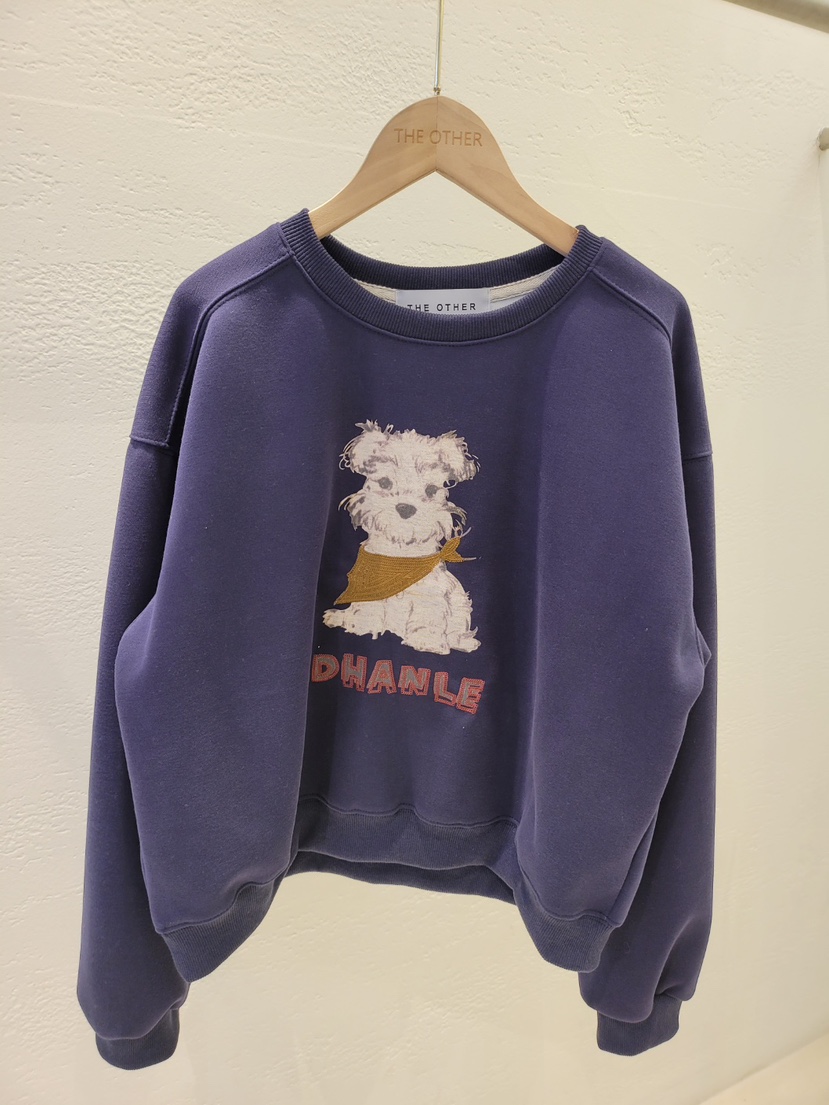 THE OTHER東大門㊣實拍女士新款熱賣人氣真品職業衛衣刺繡THE OTHER衛衣圖色2