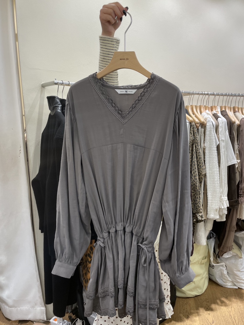 AUVERFIT東大門㊣代購女裝新款熱賣職業真品25秋冬推薦連衣裙AUVERFIT連衣裙圖色3