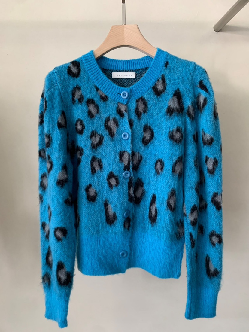 MUSHROOM-A韓國代購㊣女裝新品休閑推薦人氣真品針織衫羊駝MUSHROOM針織衫圖色1