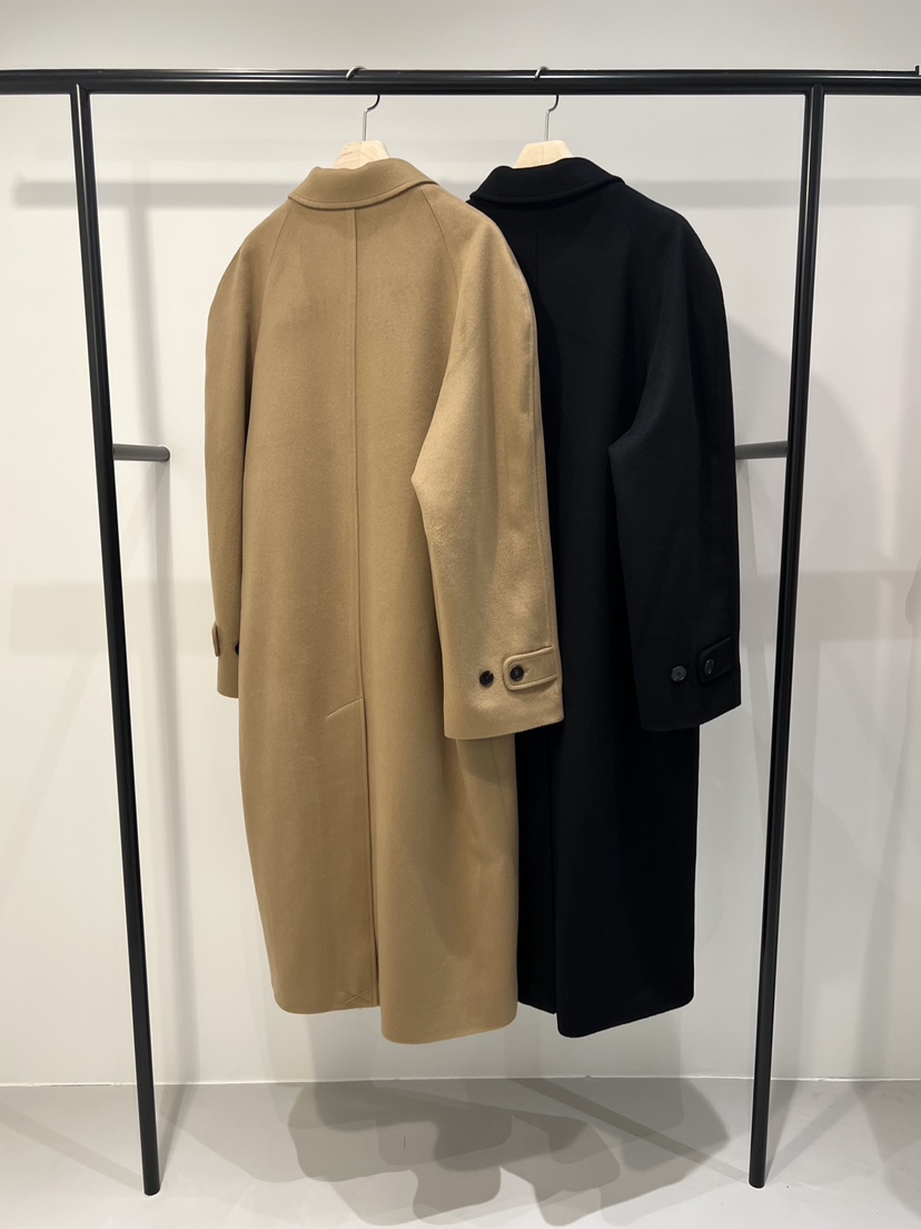 CLAFO韓國代購㊣女士新品推薦人氣熱賣職業休閑中長款大衣羊絨CLAFO中長款大衣