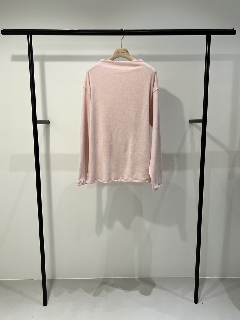 CLAFO韓國直郵㊣女裝新款時尚25秋冬熱賣職業長袖T恤安哥拉CLAFO長袖T恤圖色1