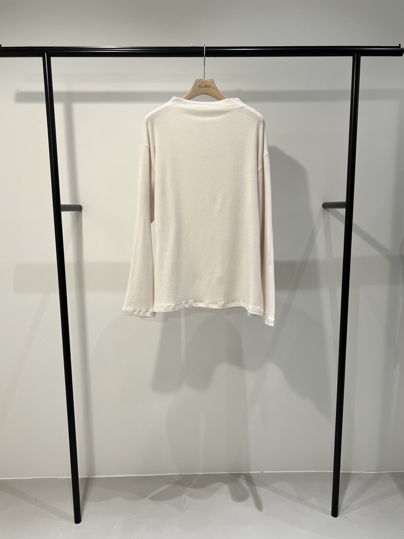 CLAFO韓國直郵㊣女裝新款時尚25秋冬熱賣職業長袖T恤安哥拉CLAFO長袖T恤圖色2