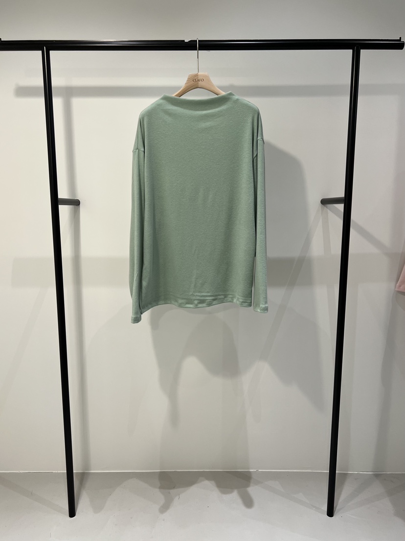 CLAFO韓國直郵㊣女裝新款時尚25秋冬熱賣職業長袖T恤安哥拉CLAFO長袖T恤圖色5