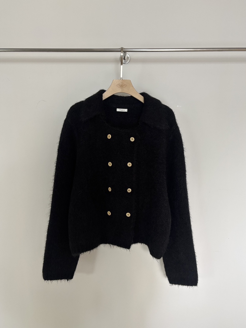 VERGAMOT韓國代購㊣女士新品職業人氣25秋冬熱賣真品針織衫VERGAMOT針織衫圖色3