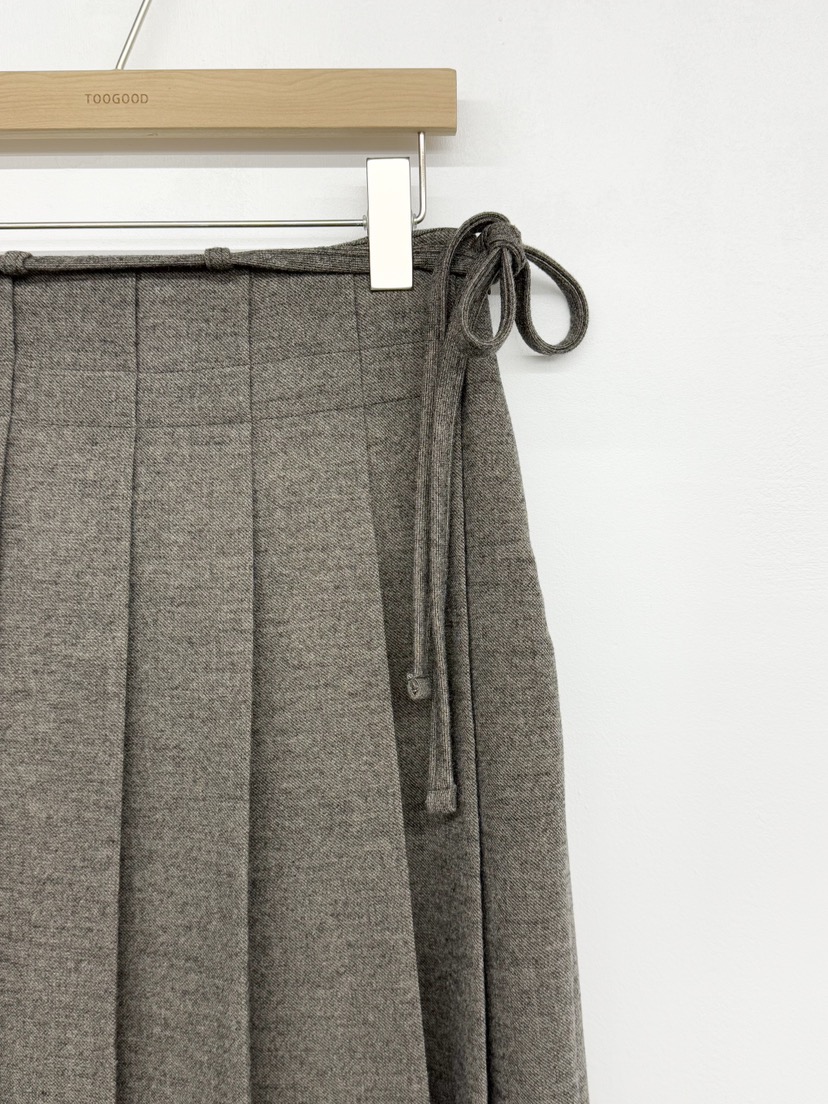 TOOGOOD東大門㊣代購女裝新品休閑推薦熱賣25秋冬長裙百褶褶裙TOOGOOD長裙