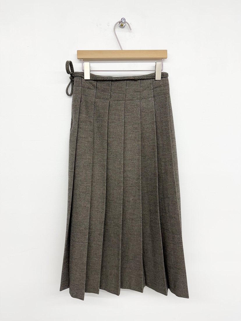 TOOGOOD東大門㊣代購女裝新品休閑推薦熱賣25秋冬長裙百褶褶裙TOOGOOD長裙