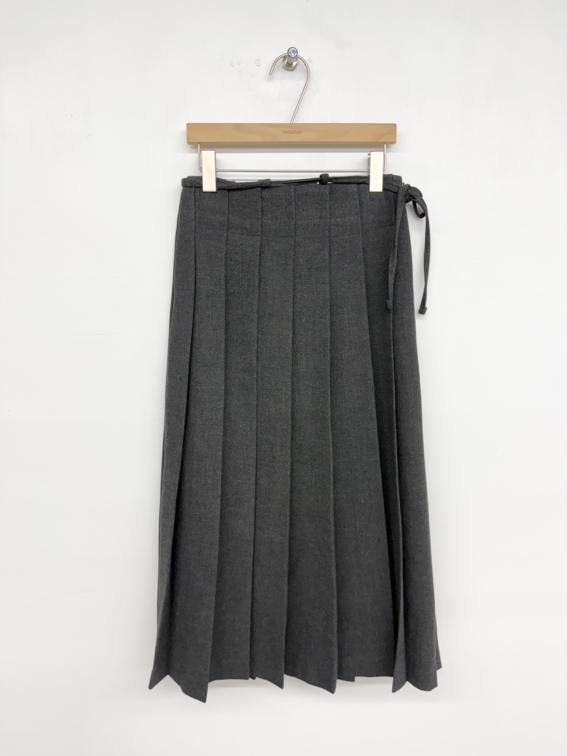TOOGOOD東大門㊣代購女裝新品休閑推薦熱賣25秋冬長裙百褶褶裙TOOGOOD長裙圖色2