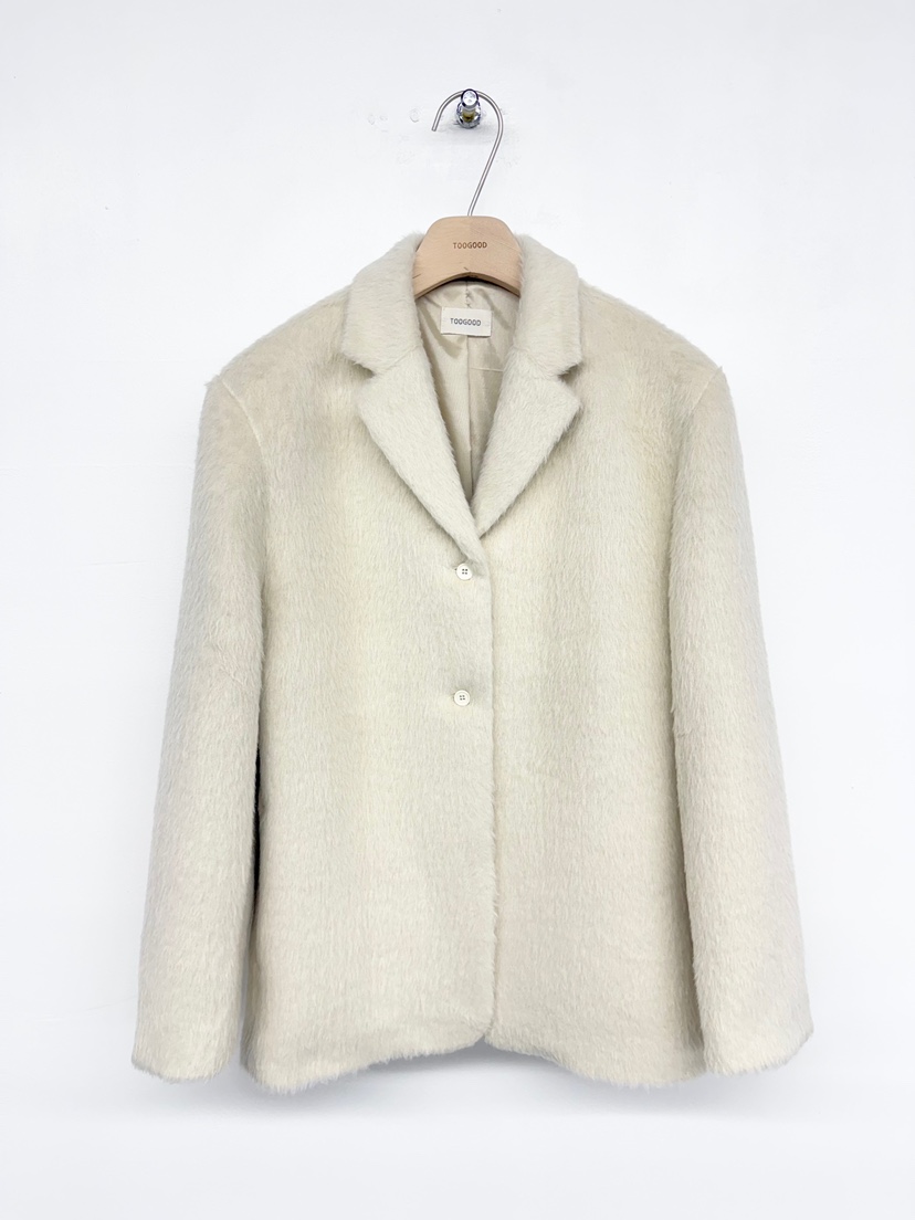 TOOGOOD韓國代購㊣女裝新款25秋冬人氣推薦職業熱賣短款大衣TOOGOOD短款大衣圖色1