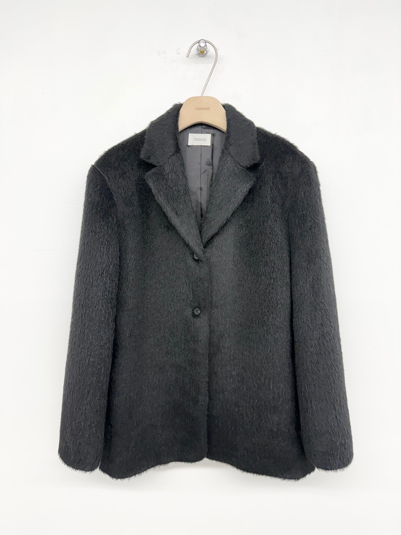 TOOGOOD韓國代購㊣女裝新款25秋冬人氣推薦職業熱賣短款大衣TOOGOOD短款大衣圖色2