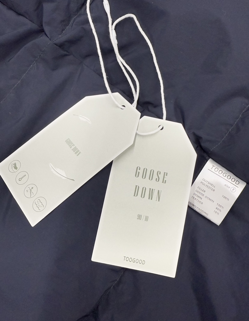 TOOGOOD韓國代購㊣女士新品時尚熱賣推薦職業長款羽絨服鵝絨TOOGOOD長款羽絨服