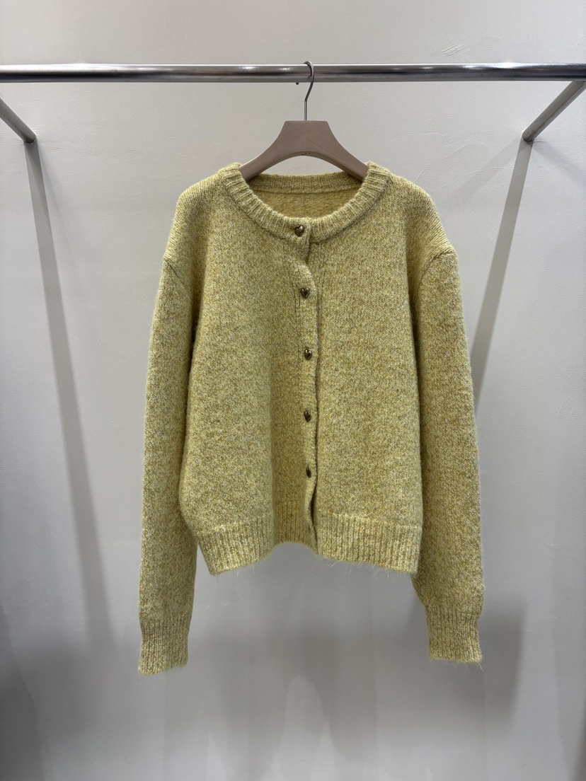 MABE韓國代購㊣女士新品25秋冬時尚真品推薦人氣針織衫開襟衫MABE針織衫圖色1