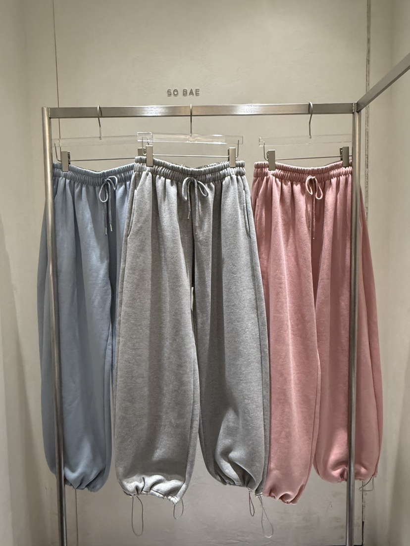 SO BAE韓國代購㊣女裝新款熱賣休閑職業時尚推薦休閑褲加絨SO BAE休閑褲