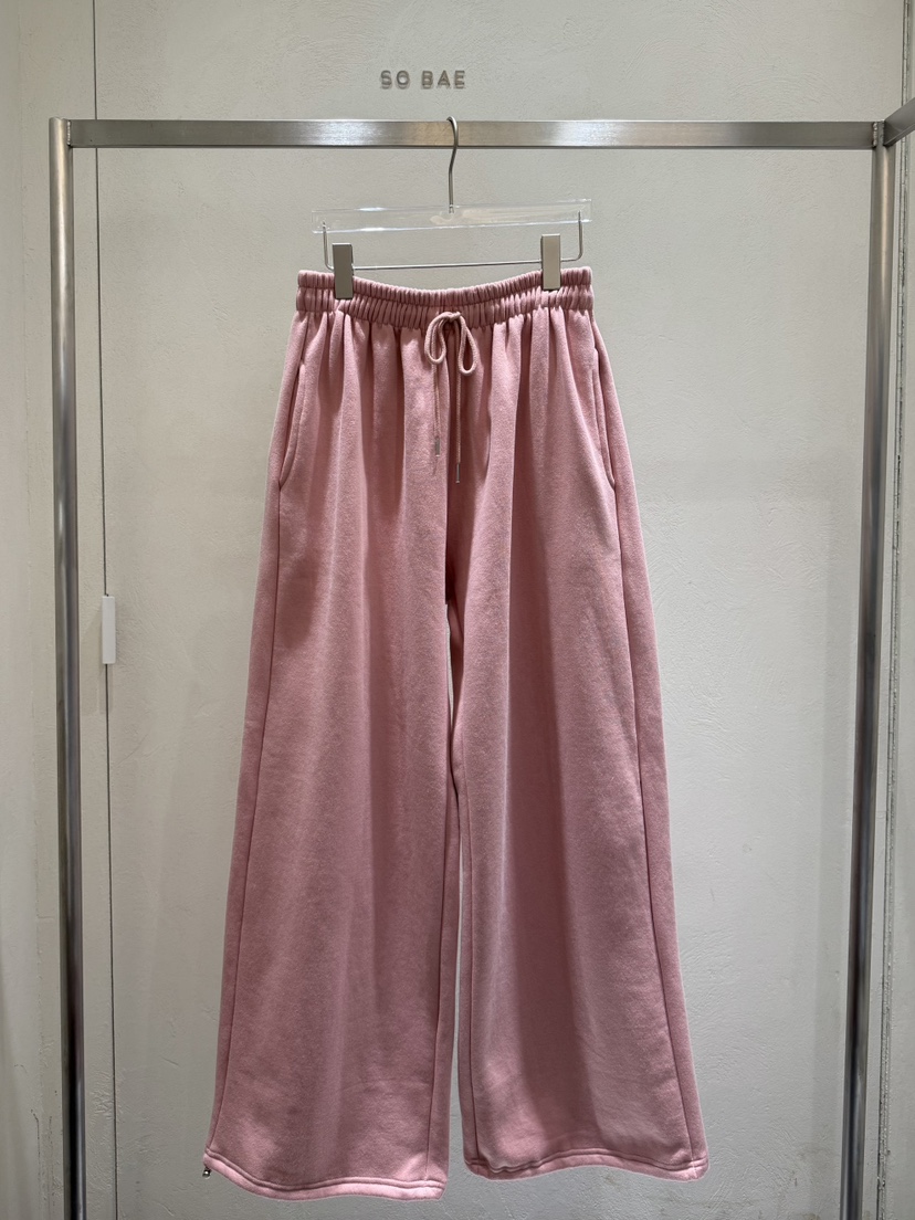 SO BAE韓國代購㊣女裝新款熱賣休閑職業時尚推薦休閑褲加絨SO BAE休閑褲圖色3