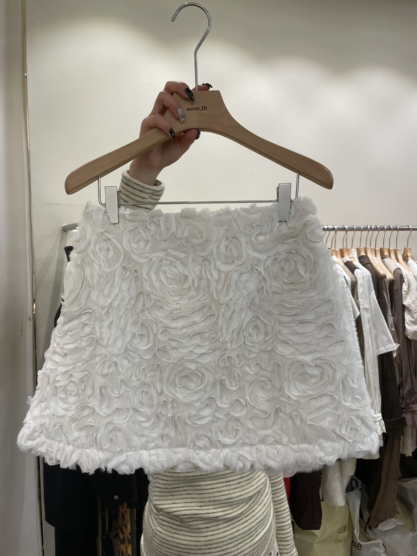 AUVERFIT韓國直郵㊣女裝新品休閑推薦25秋冬時尚職業人氣短裙AUVERFIT短裙圖色1