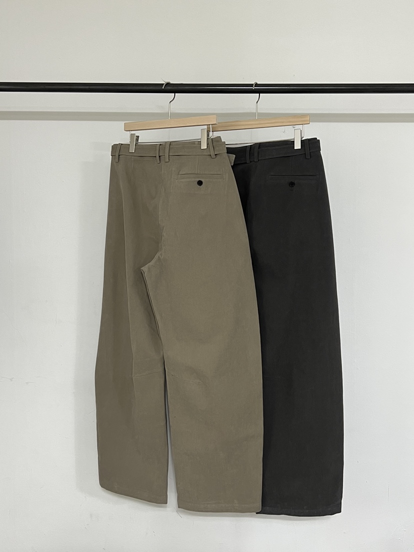 CLAFO韓國直郵㊣女士新款休閑推薦25秋冬人氣休閑褲含腰帶系帶CLAFO休閑褲