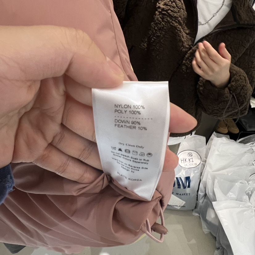 PLATE韓國代購㊣女士新品時尚真品推薦職業休閑短款羽絨服鴨絨PLATE短款羽絨服