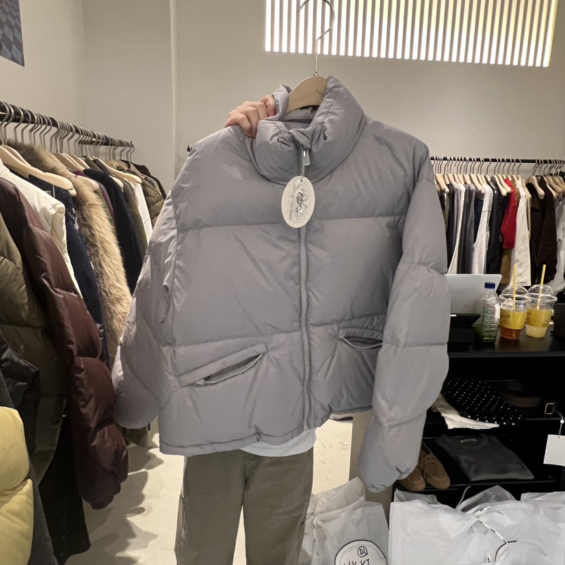 PLATE韓國代購㊣女士新品時尚真品推薦職業休閑短款羽絨服鴨絨PLATE短款羽絨服圖色6