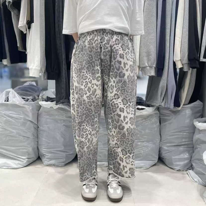 GOLDCOAST東大門㊣直郵女士新品熱賣真品人氣推薦休閑褲豹紋GOLDCOAST休閑褲圖色1