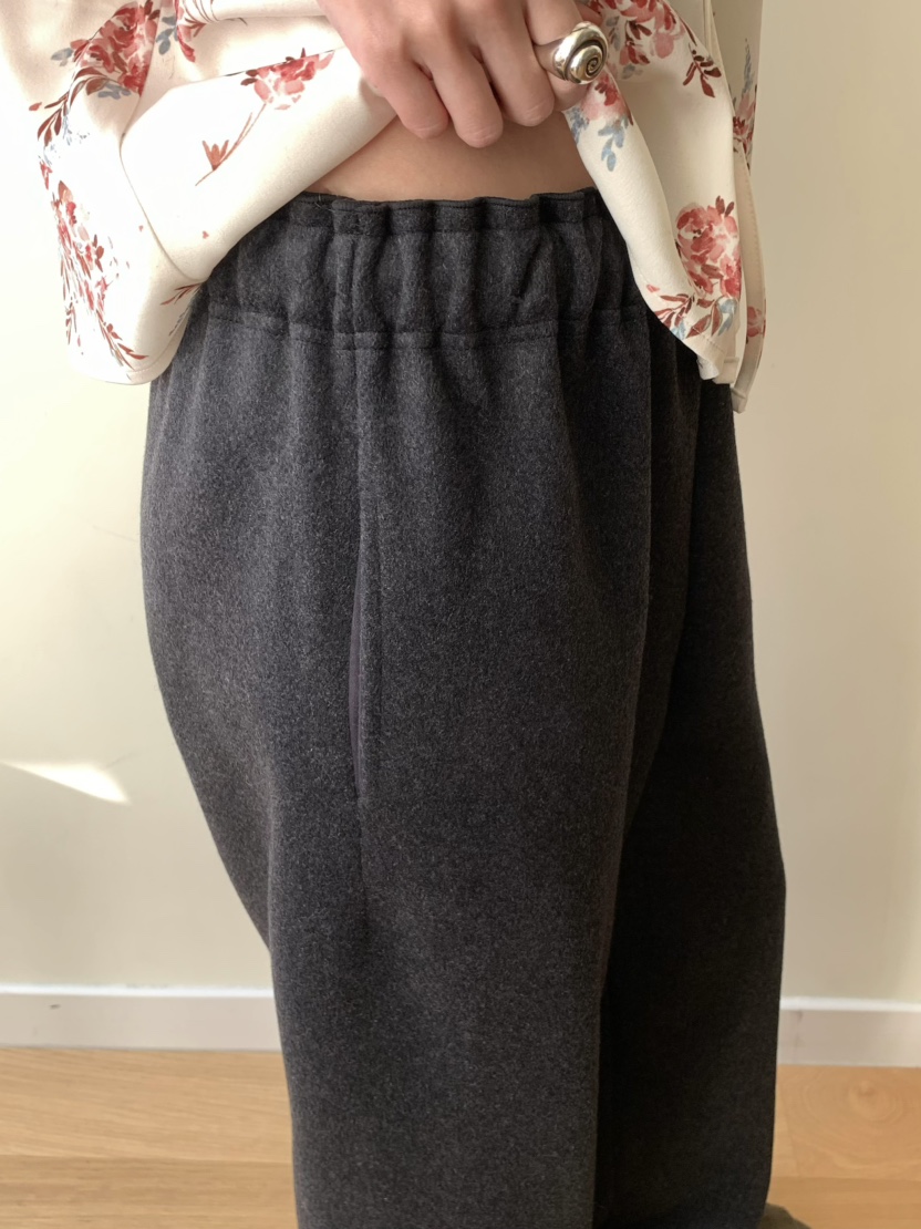 PEBBLE韓國代購㊣女士新品職業熱賣真品時尚休閑休閑褲羊毛PEBBLE/LAYER休閑褲