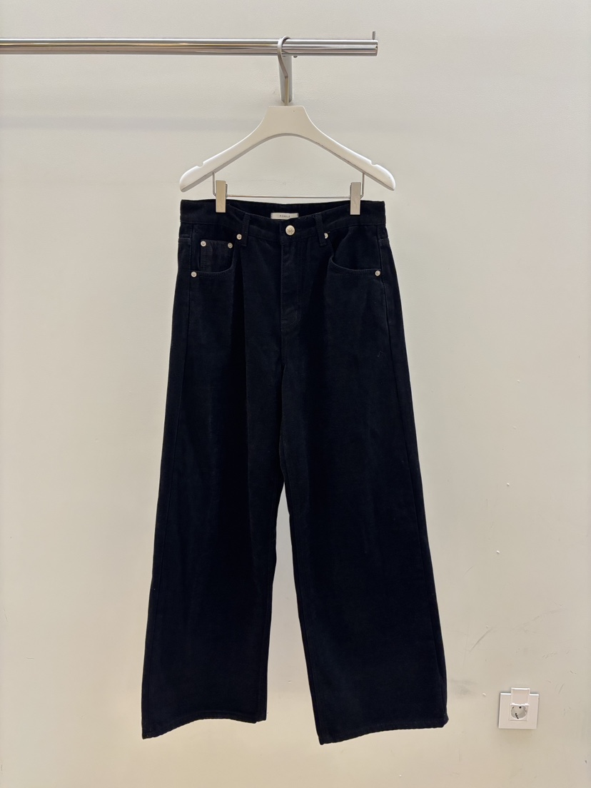 PEBBLE東大門㊣直郵女裝新款25秋冬休閑熱賣人氣時尚休閑褲PEBBLE/LAYER休閑褲圖色1